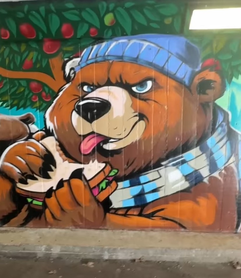 Bears Picnic at Roughmoor Way #SubwayArt