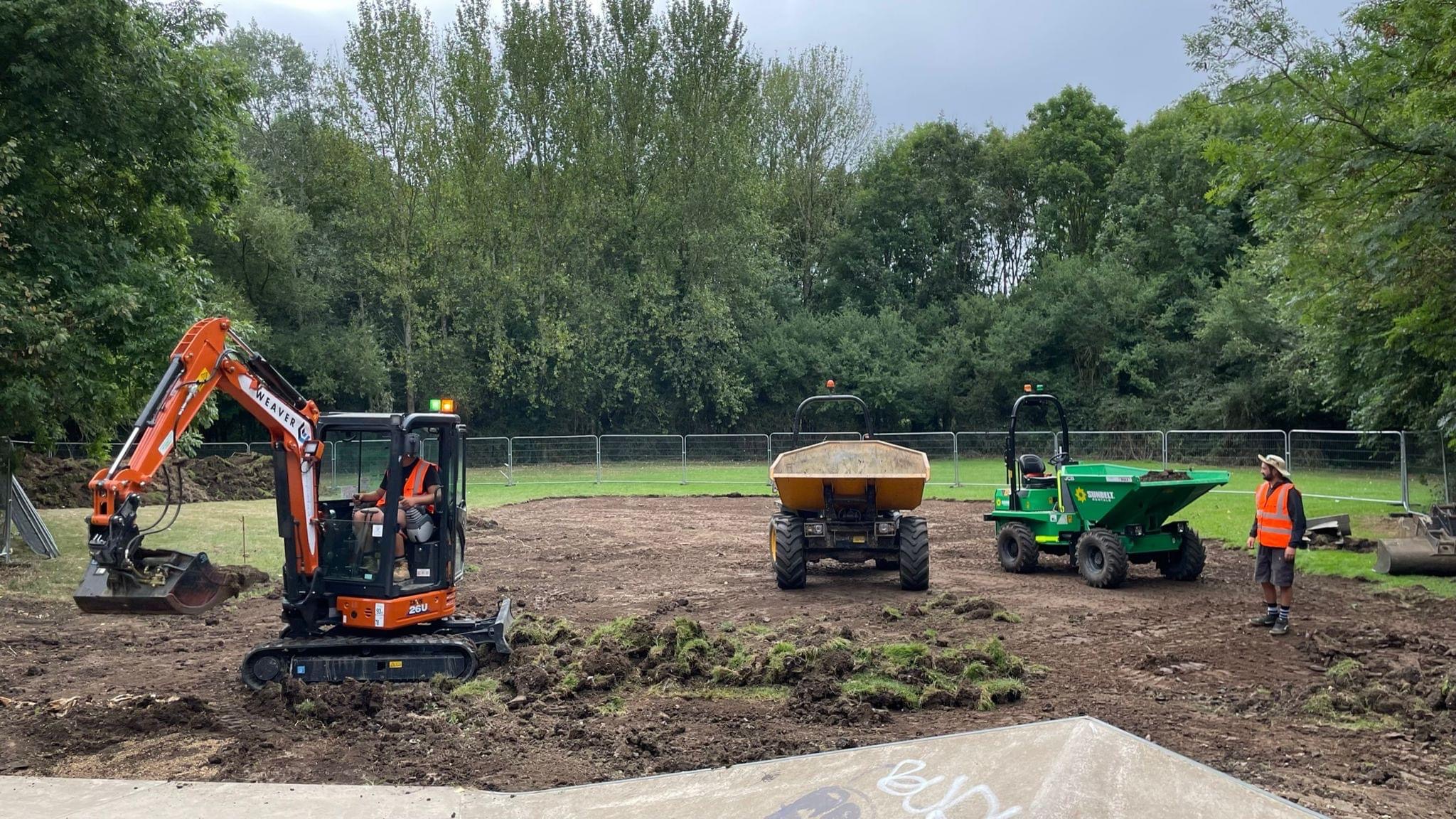 #Rivermeadskatepark Build Day 3 
