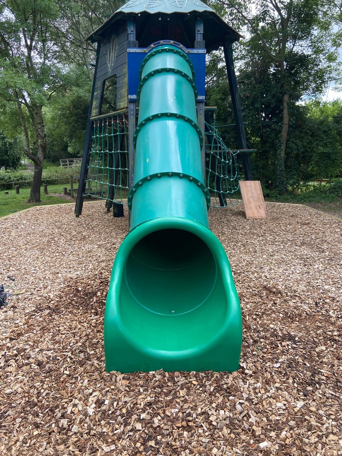 Chesters play area slide repair #whatmalcolmdidnext