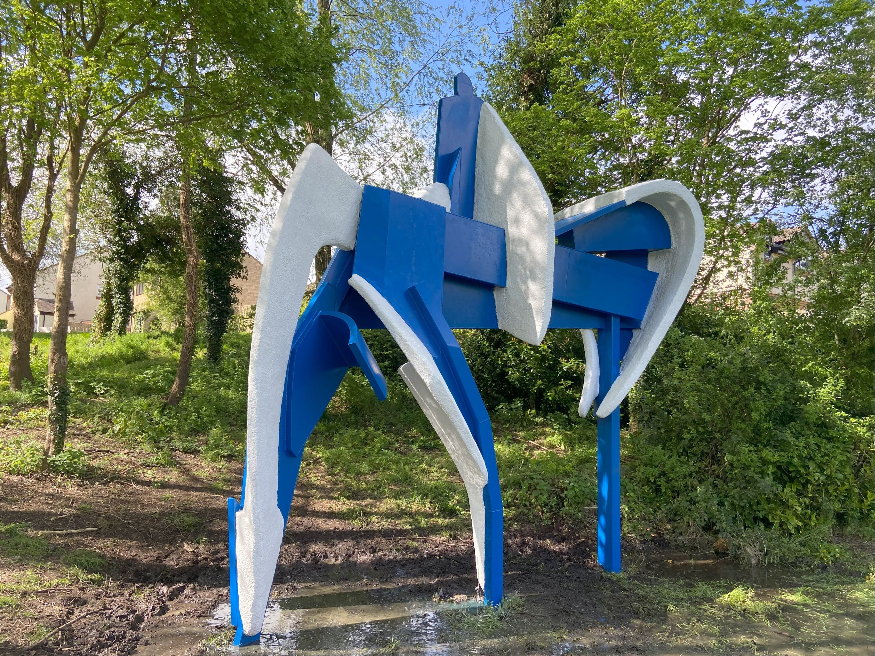 White Horse Pacified #WestSwindonArtTrail